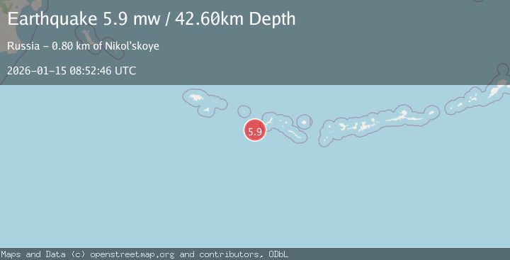 Map of RAT ISLANDS, ALEUTIAN ISLANDS