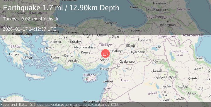 Map of CENTRAL TURKEY