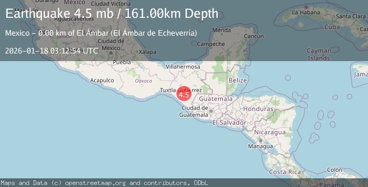 Map of CHIAPAS, MEXICO