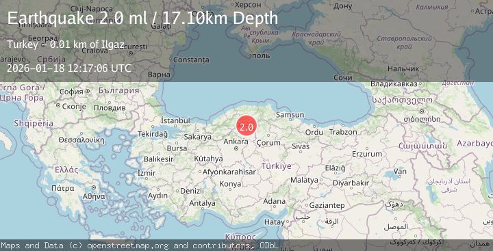 Map of CENTRAL TURKEY