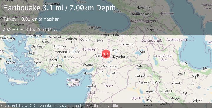 Map of EASTERN TURKEY