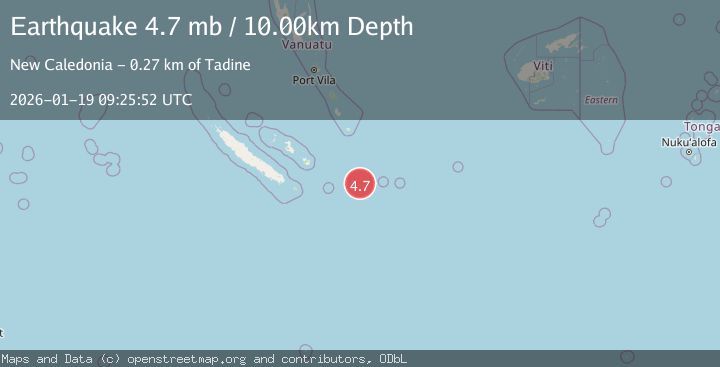 Map of SOUTHEAST OF LOYALTY ISLANDS
