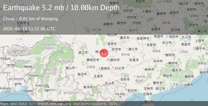 Map of SICHUAN-YUNNAN-GUIZHOU RG, CHINA