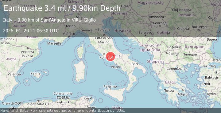 Map of SOUTHERN ITALY