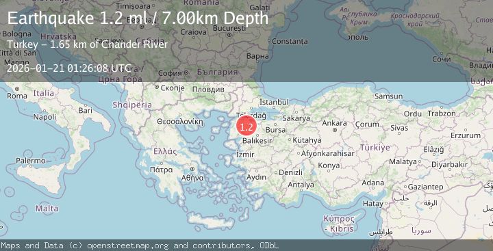 Map of WESTERN TURKEY