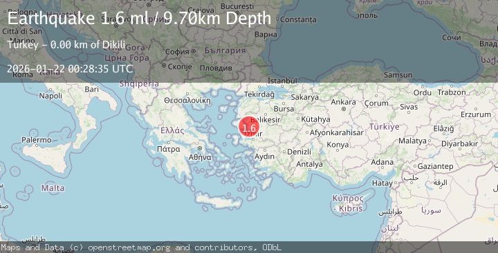 Map of NEAR THE COAST OF WESTERN TURKEY