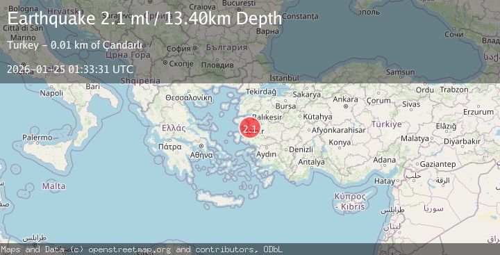 Map of NEAR THE COAST OF WESTERN TURKEY