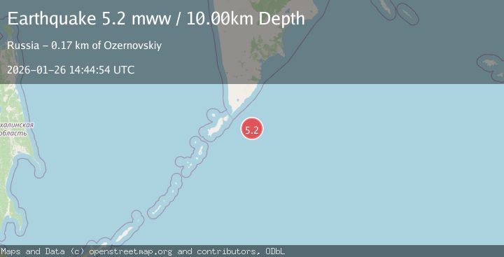 Map of KURIL ISLANDS