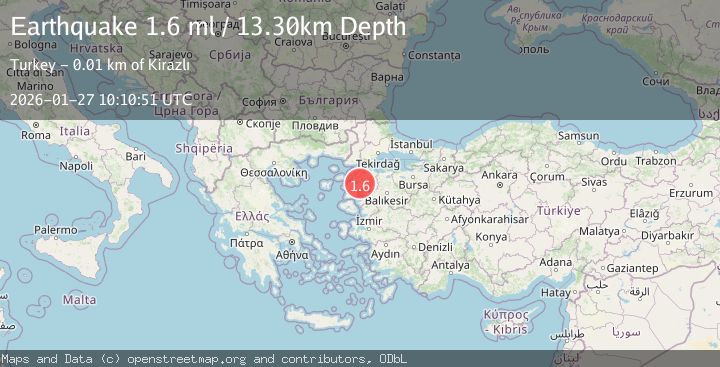 Map of NEAR THE COAST OF WESTERN TURKEY