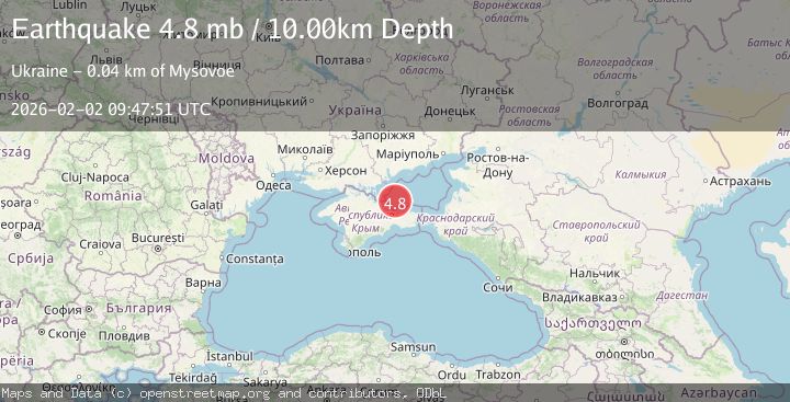 Map of CRIMEA REGION, UKRAINE