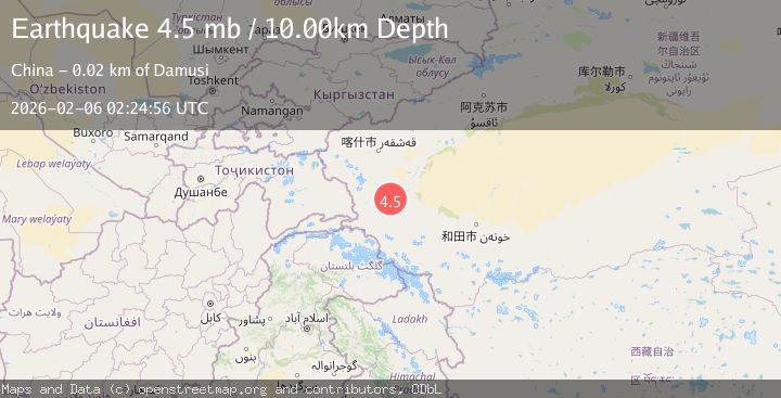 Map of SOUTHERN XINJIANG, CHINA
