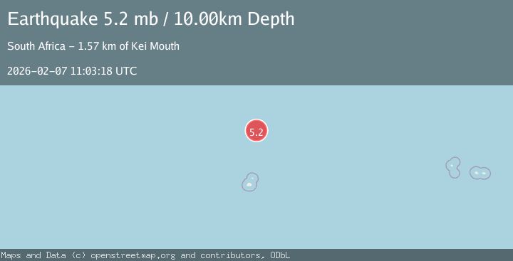 Map of PRINCE EDWARD ISLANDS REGION