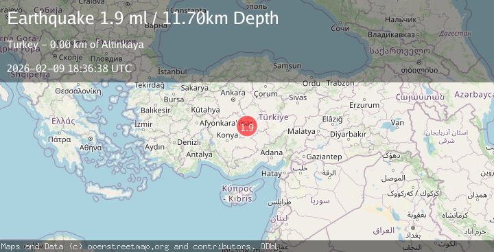 Map of CENTRAL TURKEY