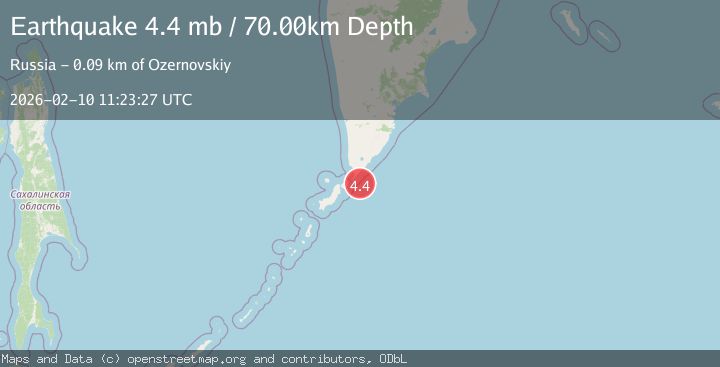 Map of KURIL ISLANDS