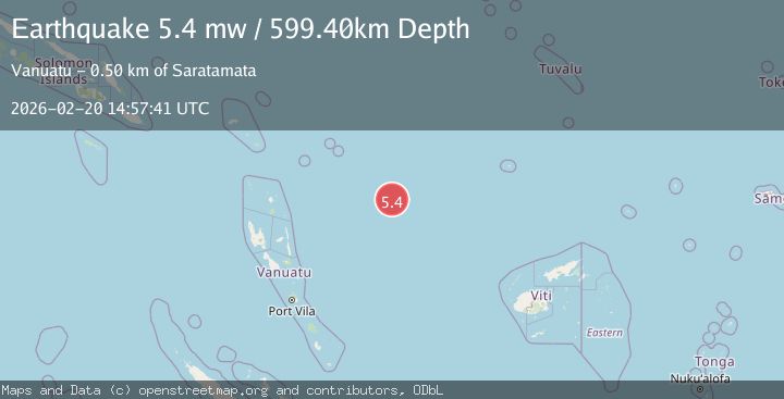 Map of VANUATU REGION
