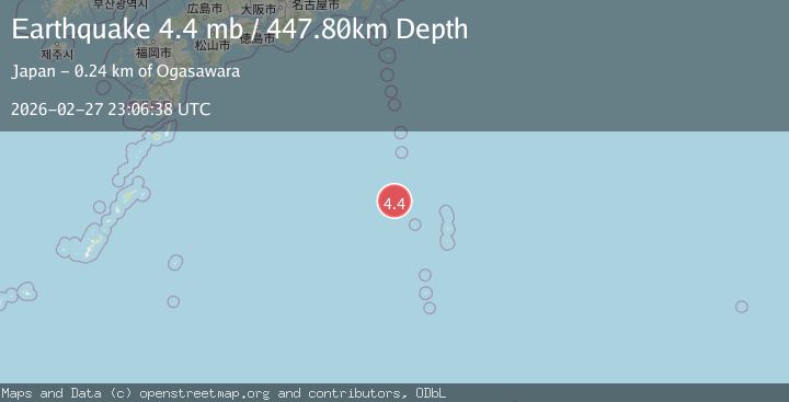 Map of BONIN ISLANDS, JAPAN REGION