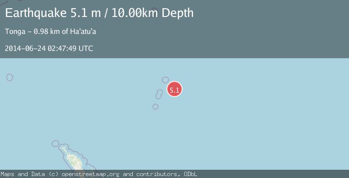 Map of KERMADEC ISLANDS, NEW ZEALAND