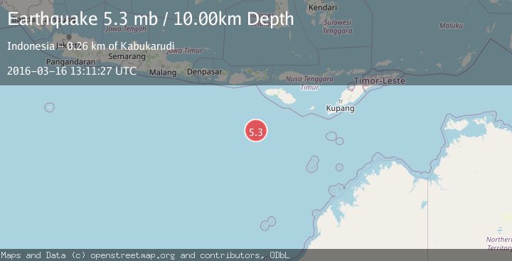 Map of SOUTH OF SUMBAWA, INDONESIA