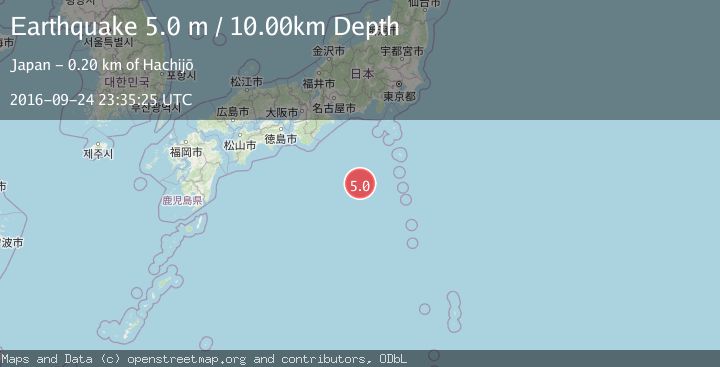 Map of IZU ISLANDS, JAPAN REGION
