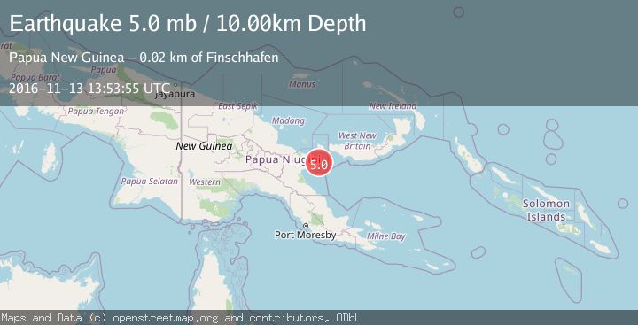Map of EASTERN NEW GUINEA REG., P.N.G.