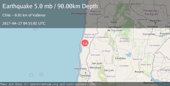 Map of ATACAMA, CHILE