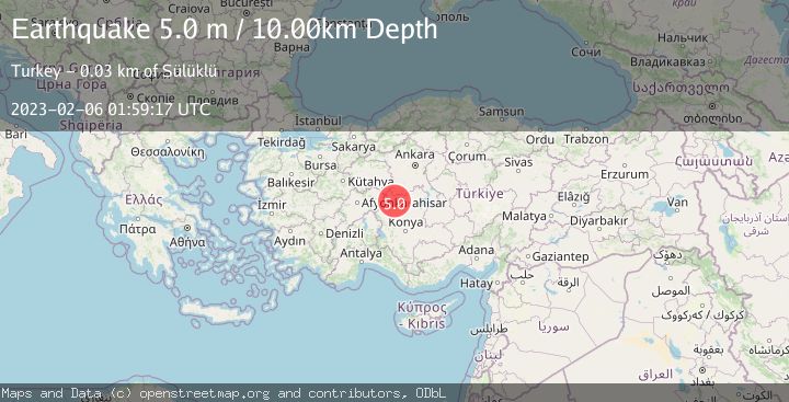 Map of CENTRAL TURKEY