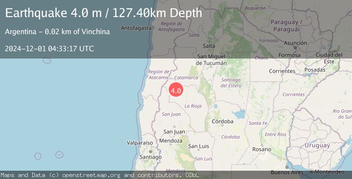 Map of LA RIOJA, ARGENTINA