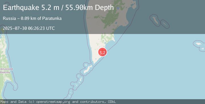 Map of NEAR EAST COAST OF KAMCHATKA