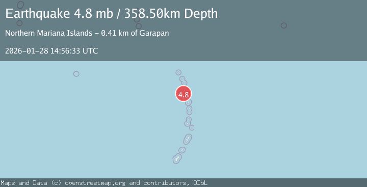 Map of PAGAN REG., N. MARIANA ISLANDS