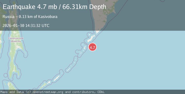 Map of KURIL ISLANDS