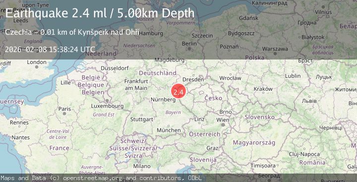 Map of CZECH REPUBLIC