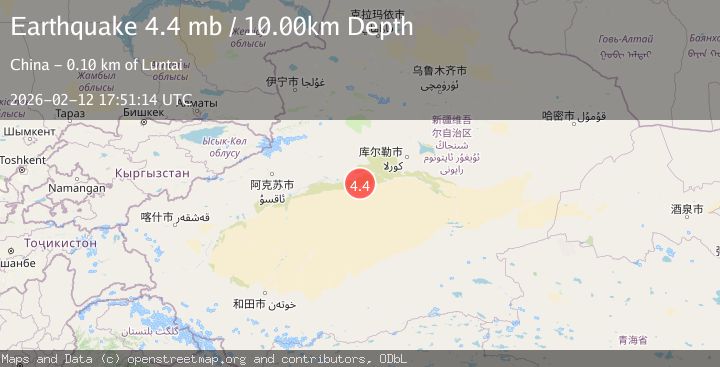 Map of SOUTHERN XINJIANG, CHINA
