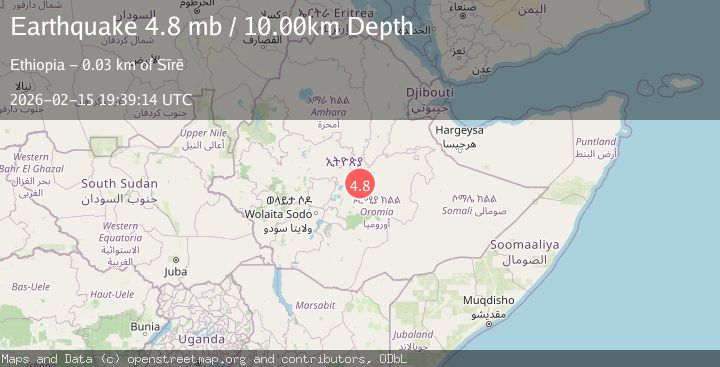 Map of ETHIOPIA