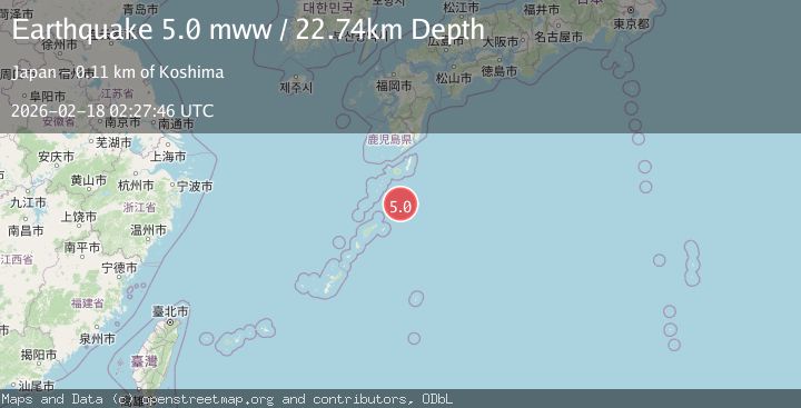 Map of RYUKYU ISLANDS, JAPAN