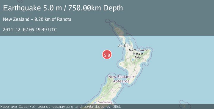 Map of OFF W. COAST OF N. ISLAND, N.Z.