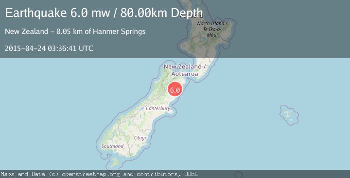Map of SOUTH ISLAND OF NEW ZEALAND