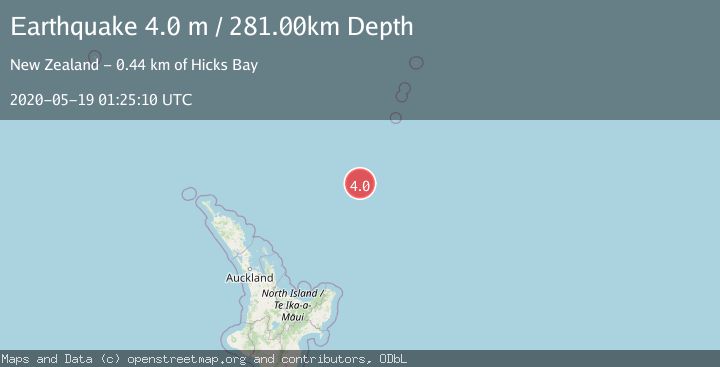 Map of SOUTH OF KERMADEC ISLANDS