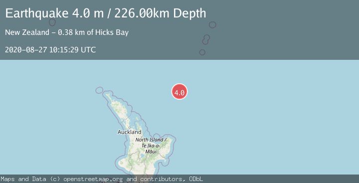 Map of SOUTH OF KERMADEC ISLANDS