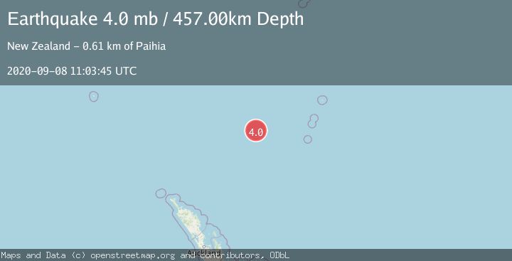 Map of NORTH OF NEW ZEALAND