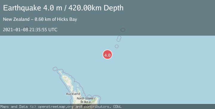 Map of SOUTH OF KERMADEC ISLANDS