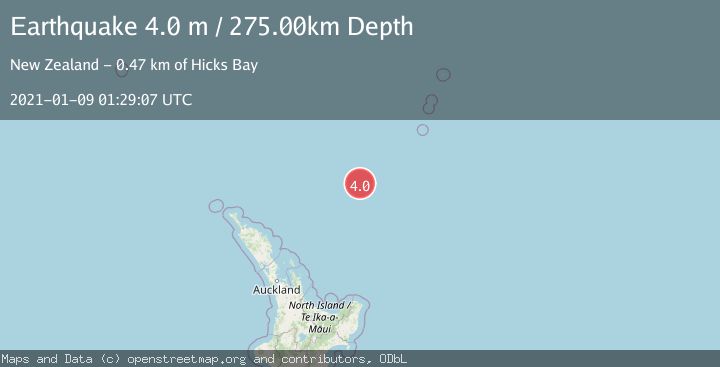 Map of SOUTH OF KERMADEC ISLANDS
