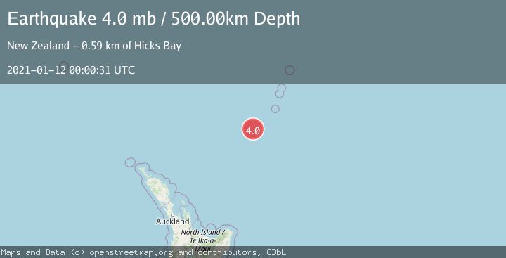 Map of SOUTH OF KERMADEC ISLANDS