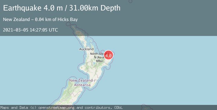 Map of OFF E. COAST OF N. ISLAND, N.Z.