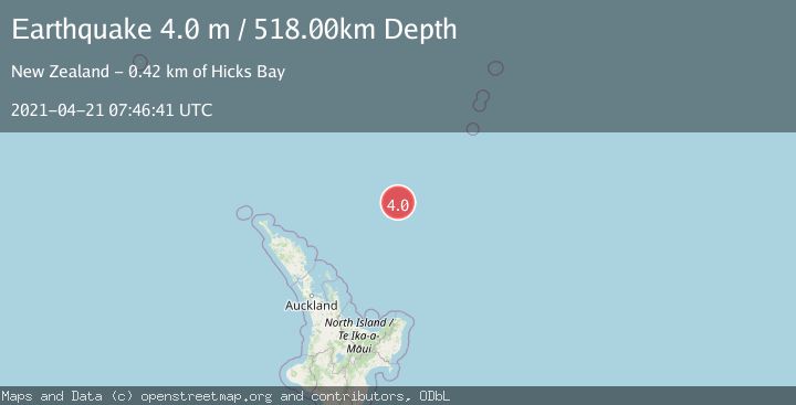 Map of SOUTH OF KERMADEC ISLANDS