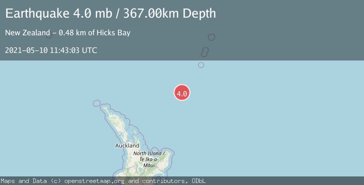 Map of SOUTH OF KERMADEC ISLANDS