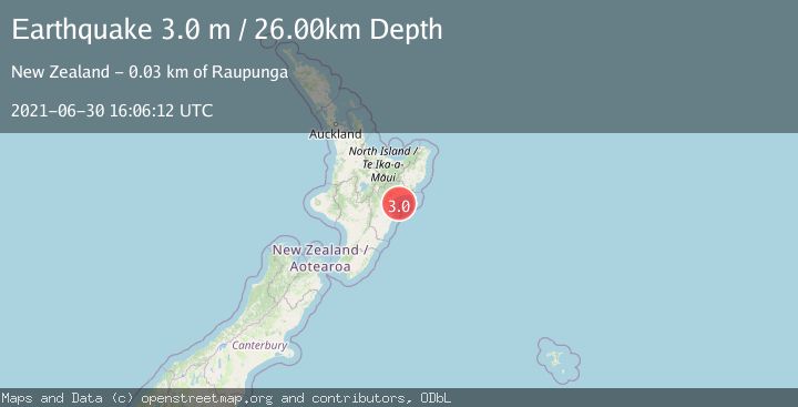 Map of OFF E. COAST OF N. ISLAND, N.Z.
