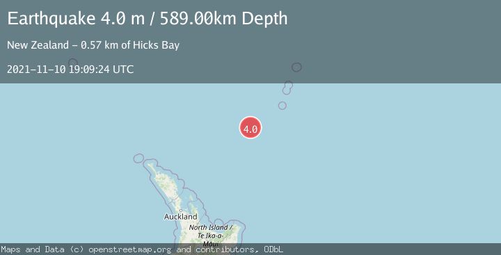 Map of SOUTH OF KERMADEC ISLANDS