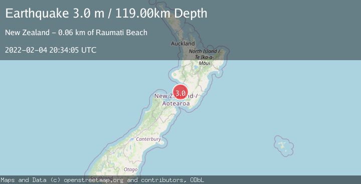 Map of COOK STRAIT, NEW ZEALAND