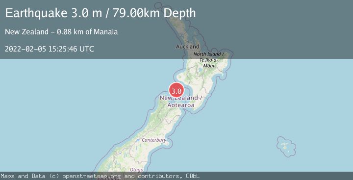 Map of COOK STRAIT, NEW ZEALAND