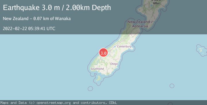Map of SOUTH ISLAND OF NEW ZEALAND